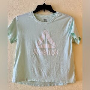 Reebok Women's Infinity Short Sleeve Cropped Jersey Tee.